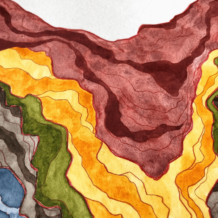 original painting : lines ii product image (1)