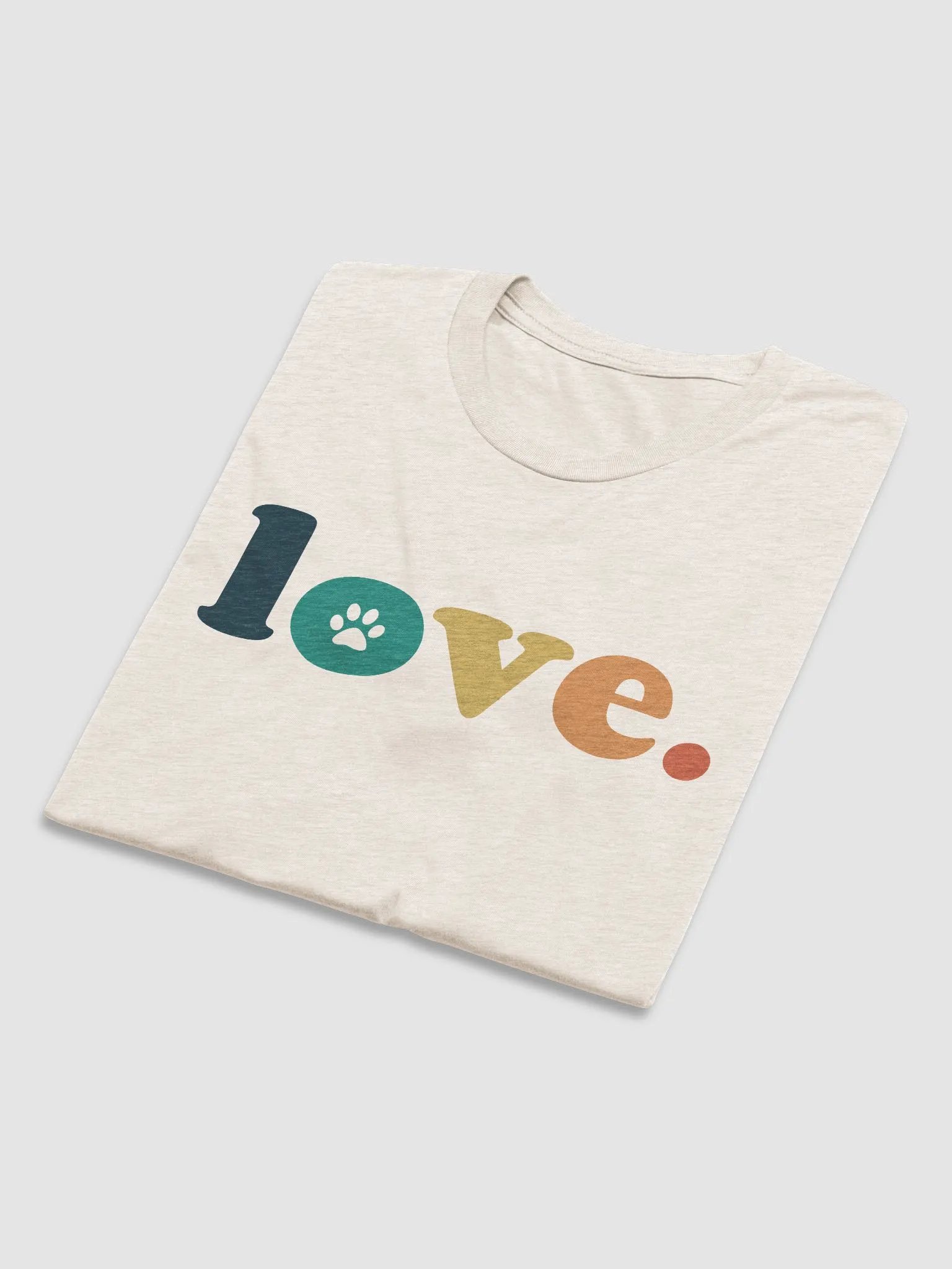 Dog Lover Retro // Unisex Triblend Tee product image (4)