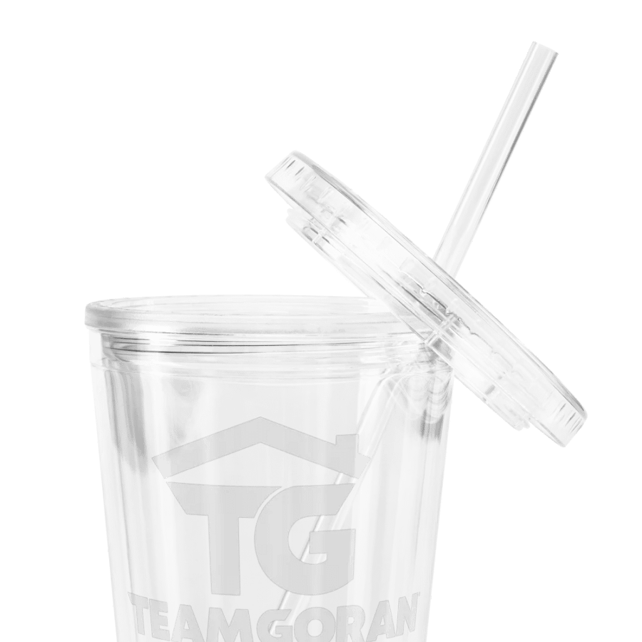 Team Goran Double Wall Clear Plastic Tumbler (16 oz) product image (5)