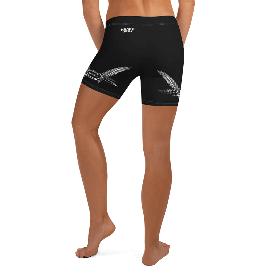 Shorts - Cancer Awareness Orange Ribbon - Black - White HApex Gear White Logo product image (4)