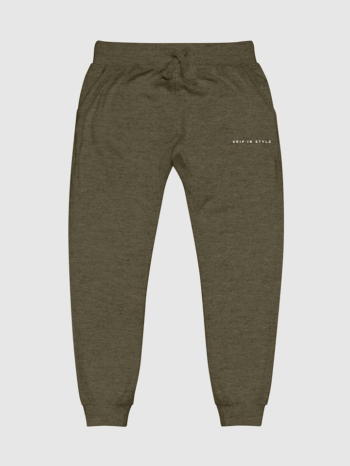 DRIP IN STYLE UNISEX FLEECE SWEATPANTS - GREEN product image (1)