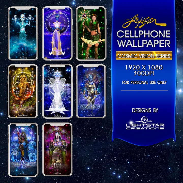 Cellphone Wallpaper Cosmic Vision Pack product image (1)