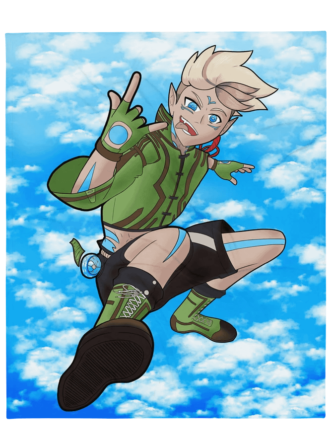 'A God With Some Attitude!' Throw Blanket product image (1)