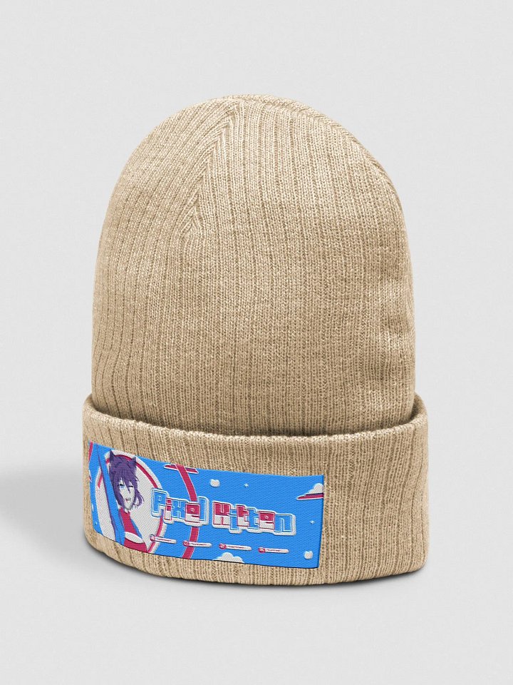 Pixel Kitten's Eco-Friendly Ribbed Beanie product image (12)