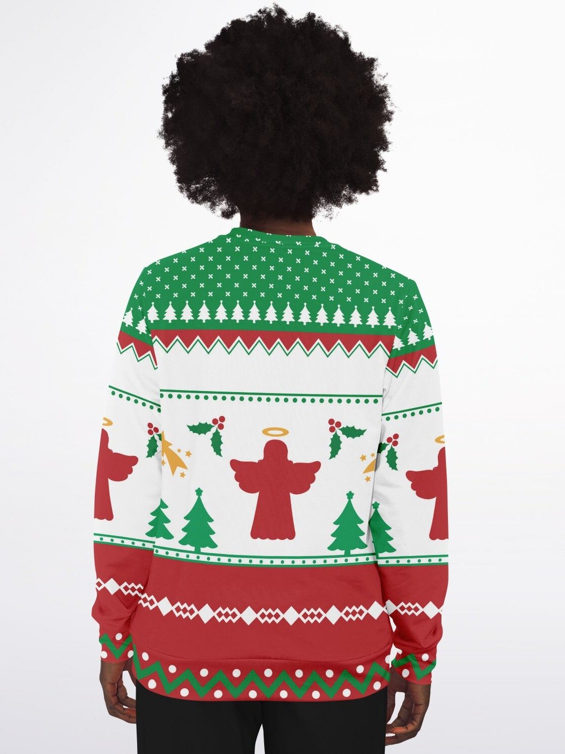 "Fitness Cookie" Christmas Sweatshirt | Funny Gingerbread Man Holiday Sweater | Holiday Party Outfit | Christmas Gift for Food Lovers product image (6)