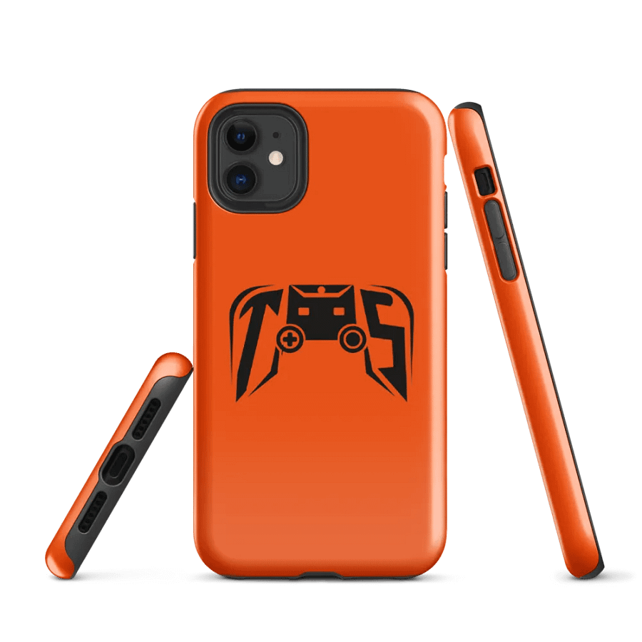 Tough Logo Case for iPhone® (Red-Orange) product image (1)
