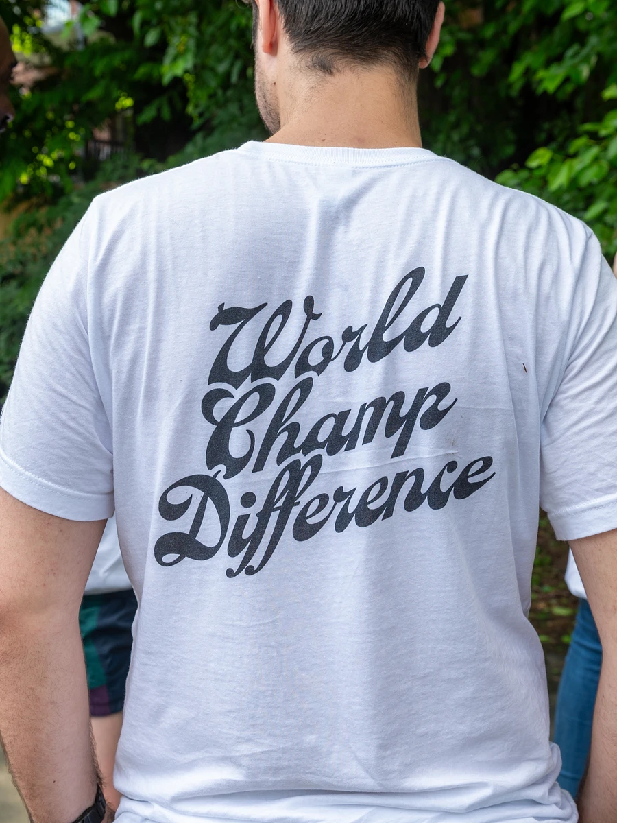 WolfeyVGC World Champ Cursive White Shirt product image (2)