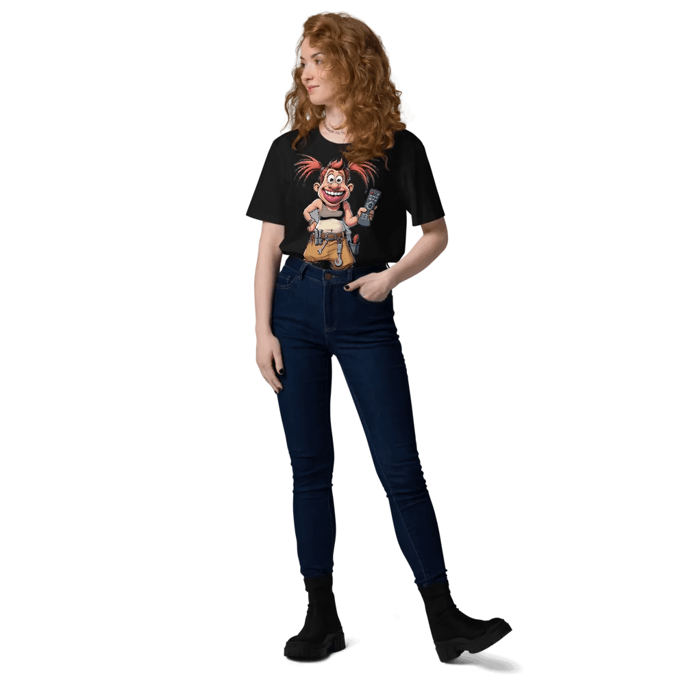 Playful Cartoon Character Organic Cotton T-Shirt product image (13)