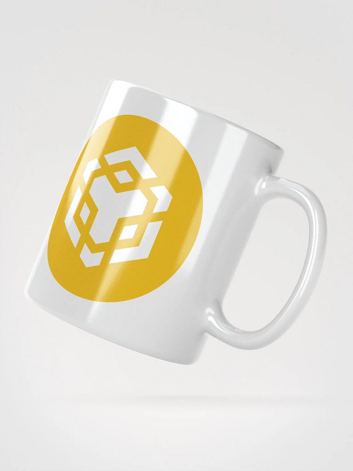 BNB Logo White Glossy Mug product image (1)