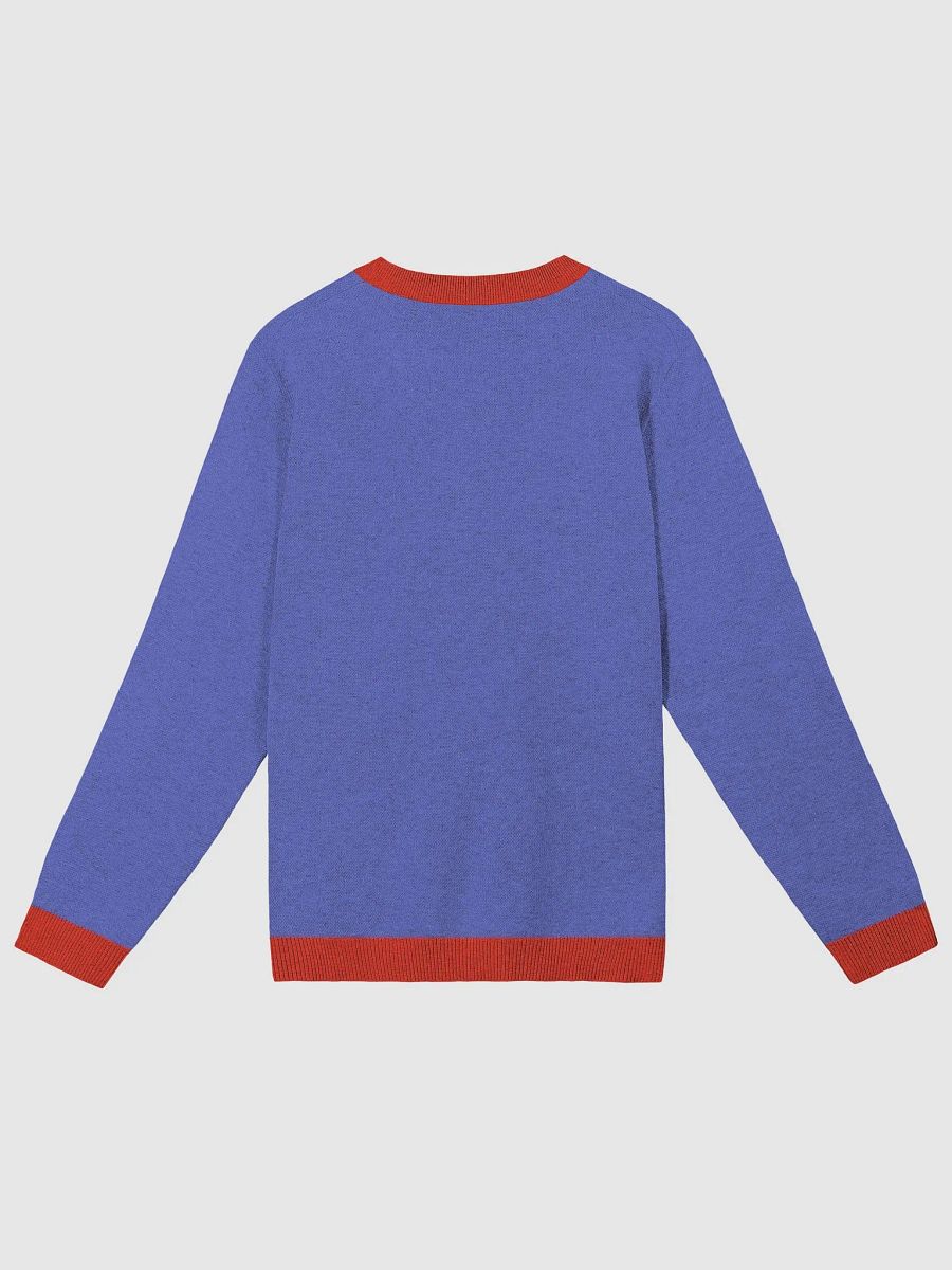 Blue & Red Classic Fit Team Goran Knitted Crew Neck product image (6)