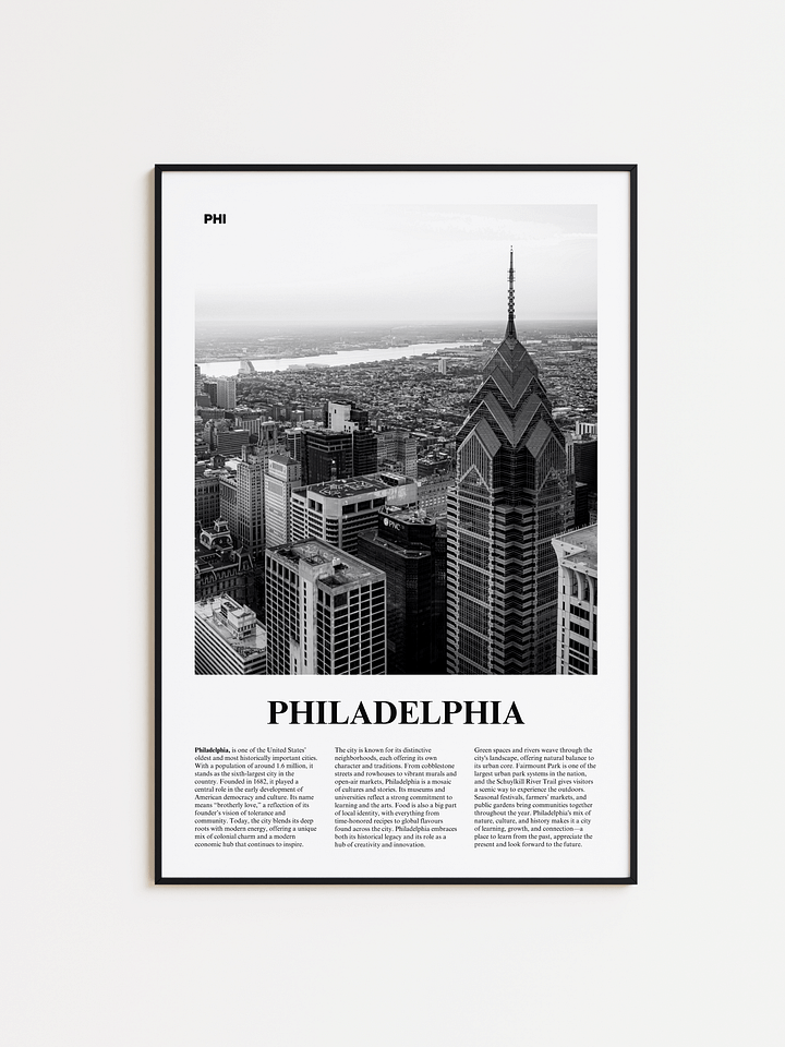 Philadelphia 01 Newspaper Poster product image (1)