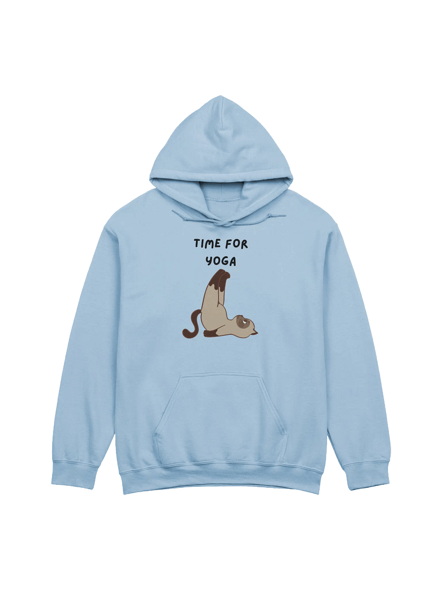 "Zen Cat Hoodie: Time for Yoga" product image (2)