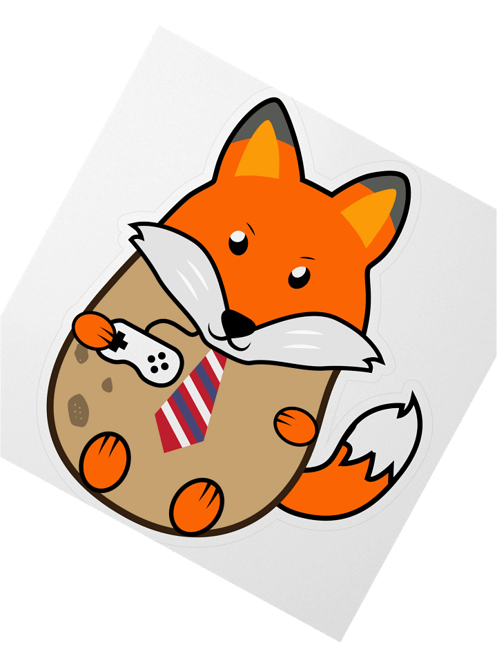 DisguisedFox - Potato Sticker product image (2)