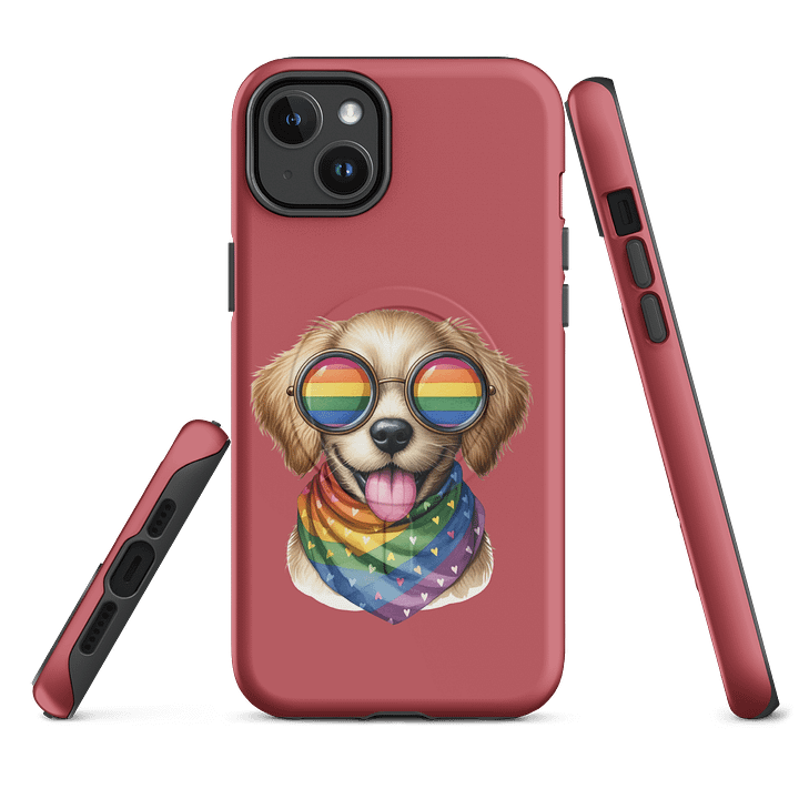 Rainbow Dog iPhone Case product image (2)