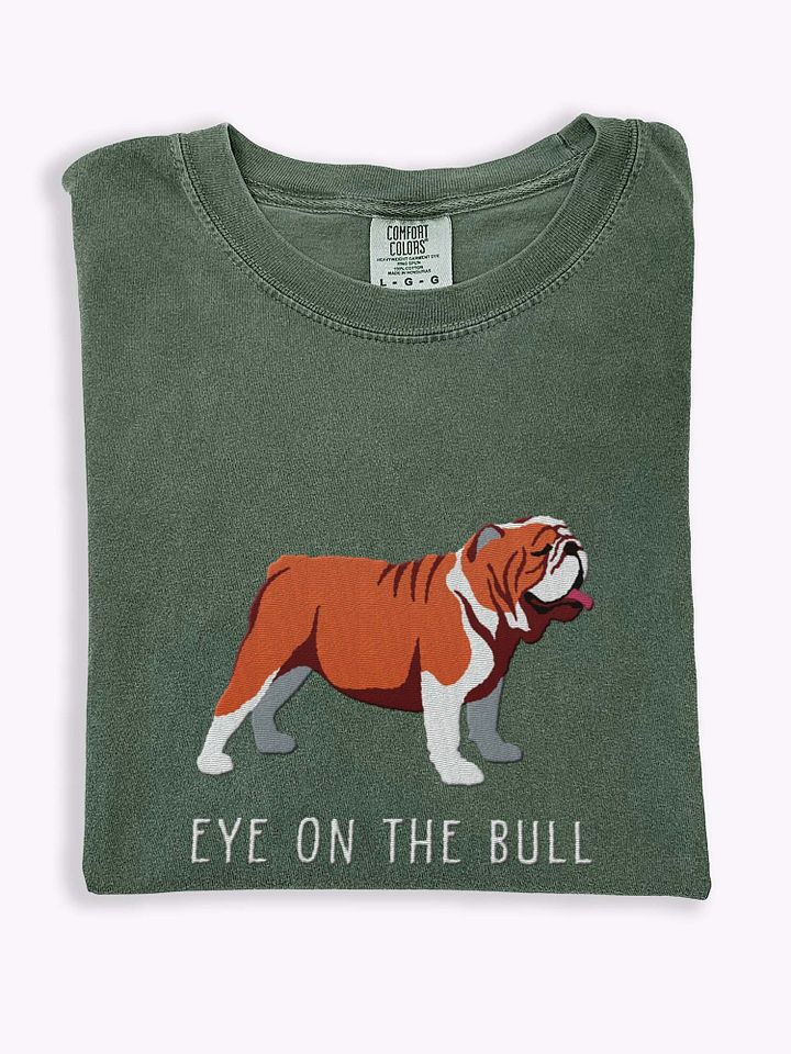 Eye on the Bull T-Shirt(Embroidered) of an English Bulldog product image (1)