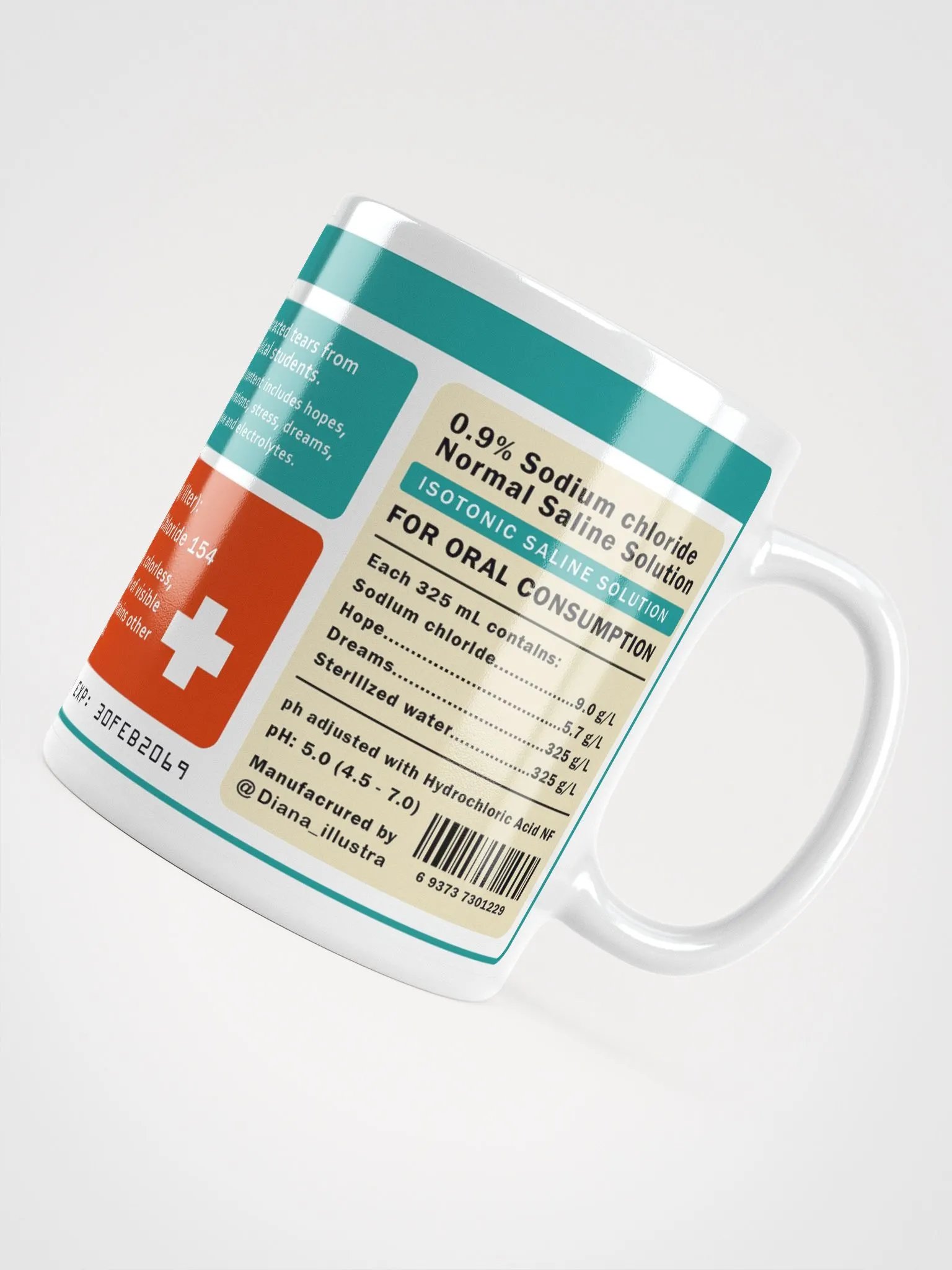 "MEDICAL STUDENT TEARS" Ceramic mug product image (2)