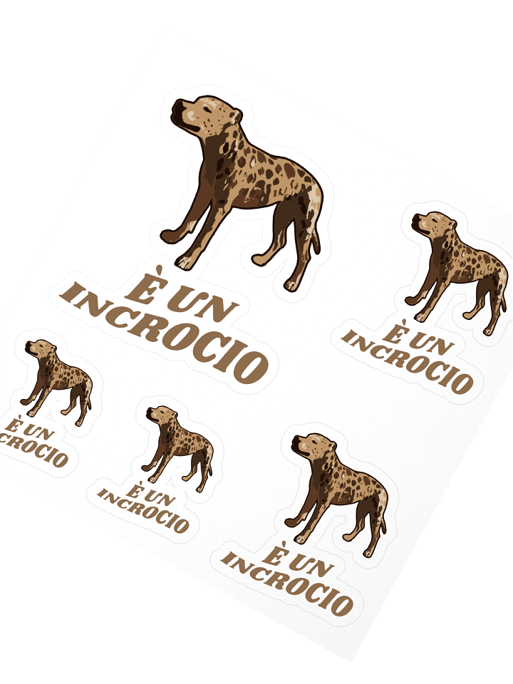 Sticker grande "è un incrocio" product image (2)