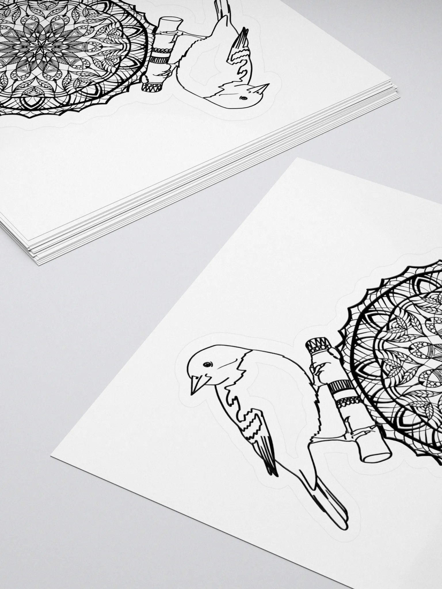 Symmetrical Serenity Mandala Stickers product image (1)