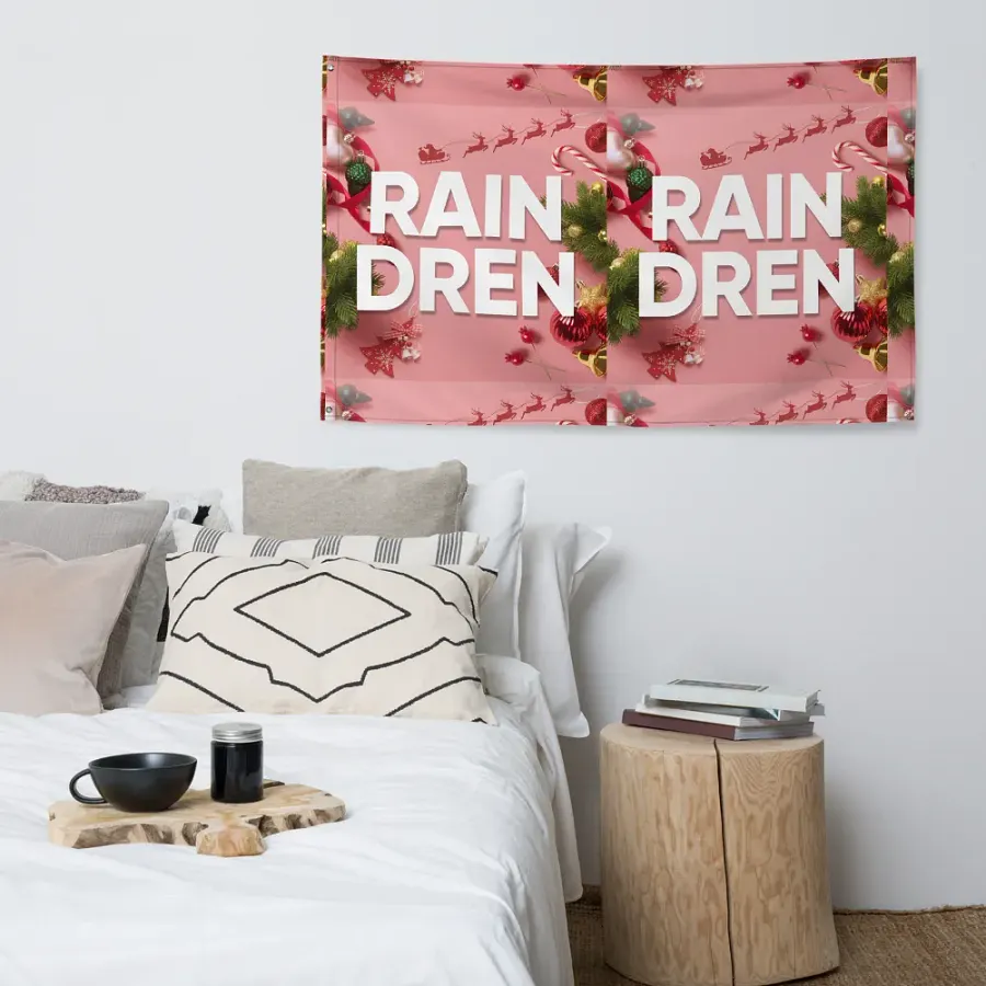 Raindren All-Over Print Flag product image (4)