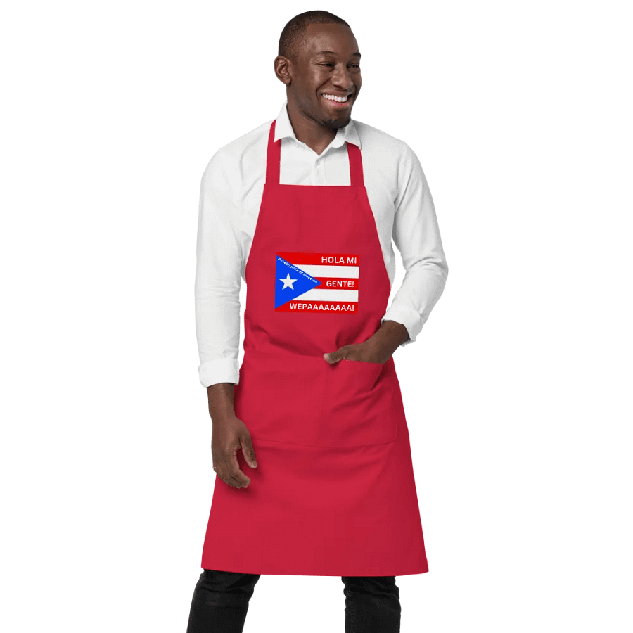 Hola Mi Gente Inspired Organic Apron product image (1)