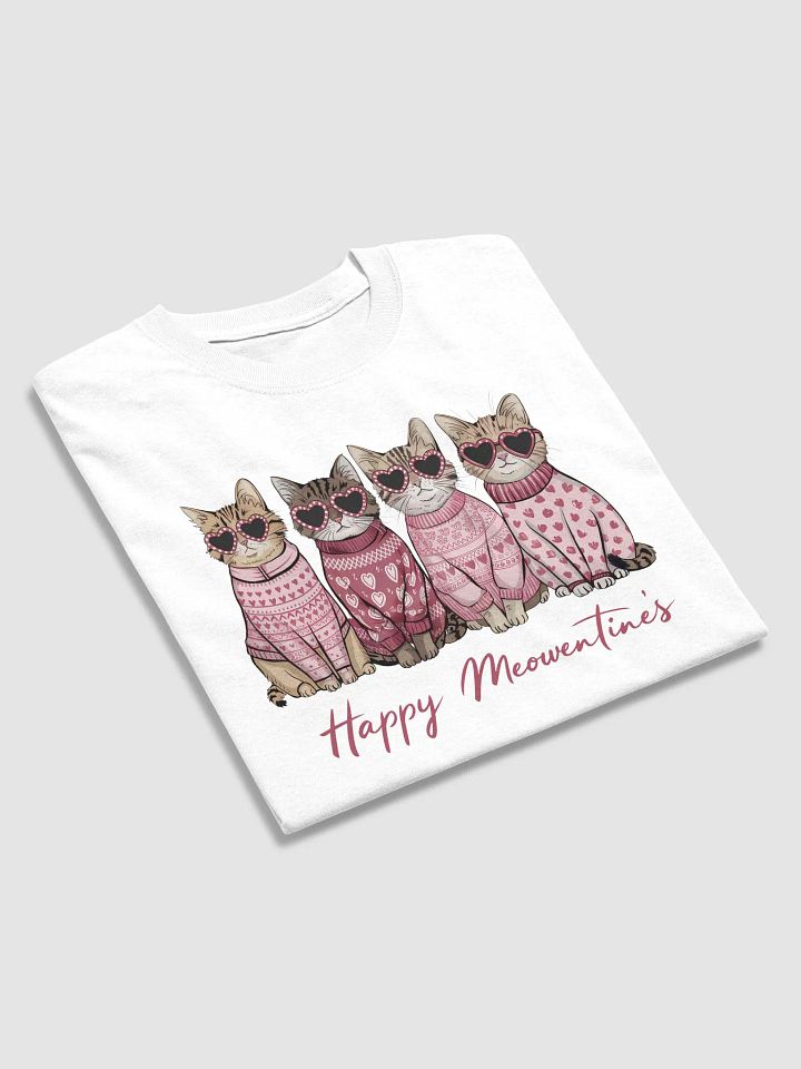 Purr-fectly Adorable: Happy Meowentine's Tee product image (2)