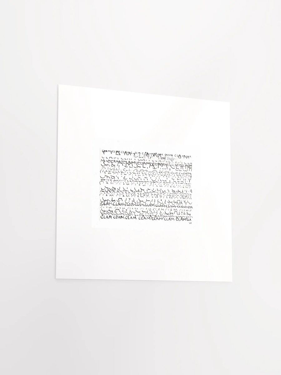 Clam panel card print product image (3)