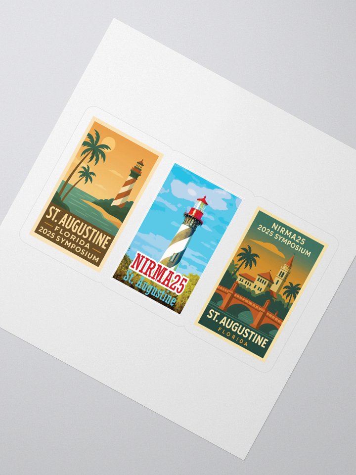 St. Augustine 2025 Sticker Set – Collector’s Edition (3-Pack) product image (2)
