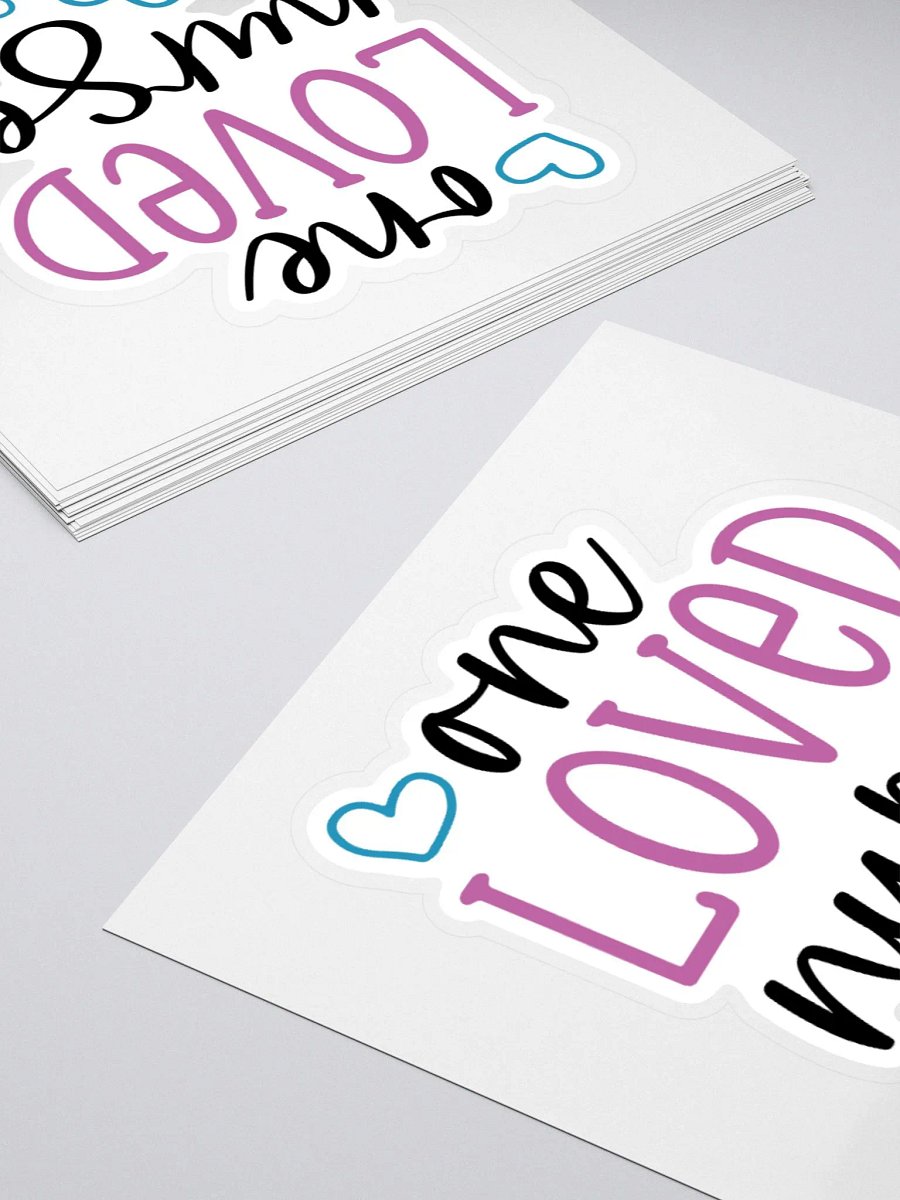 One Loved Nurse Sticker product image (12)
