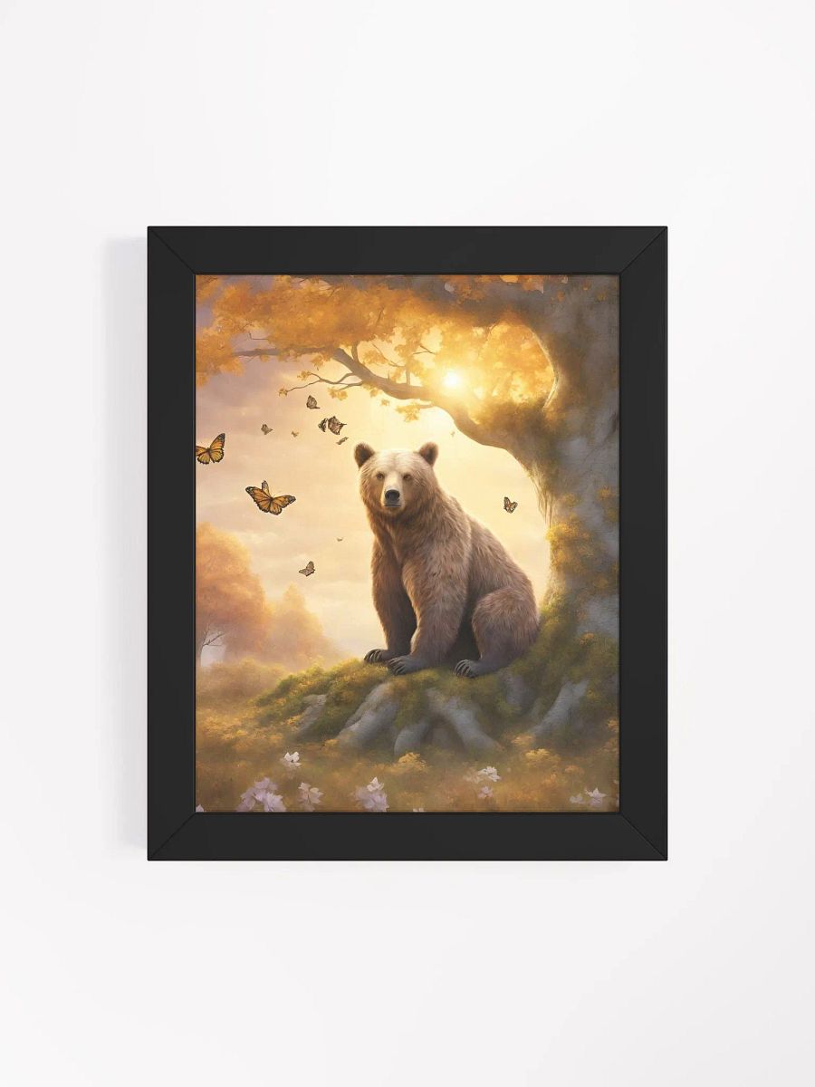 Enchanted Forest Bear Framed Poster product image (38)