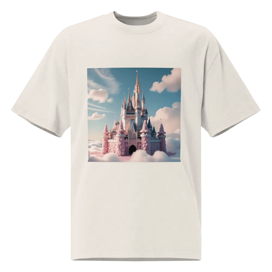 Ethereal Dream Castle Oversized T-Shirt product image (1)