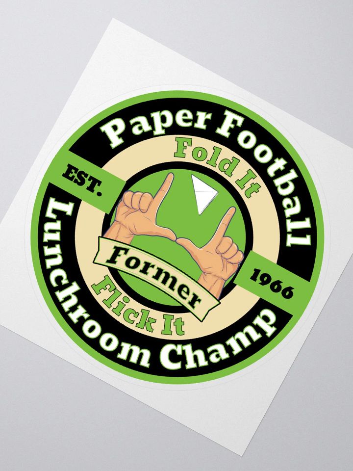 Paper Football Champ Sticker product image (2)