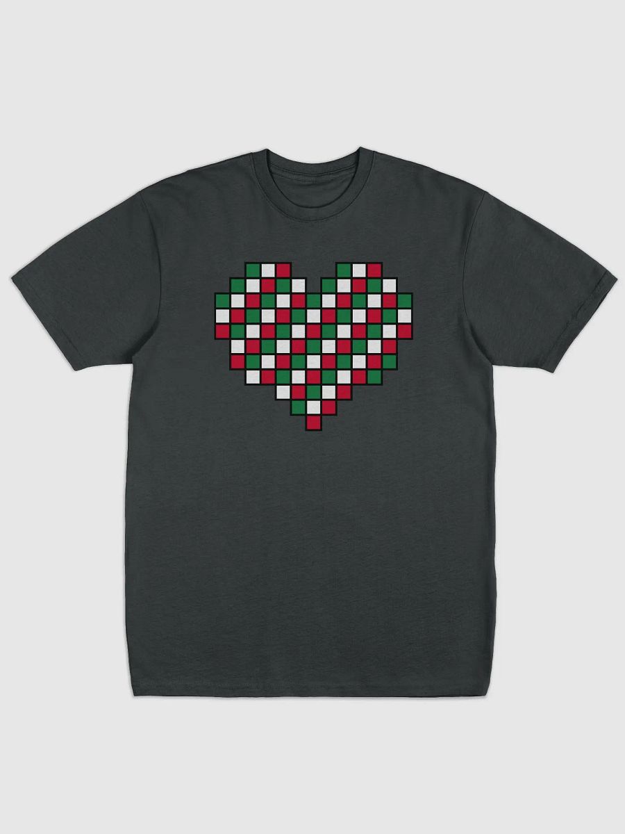 Candy Cane Heart Premium Heavyweight Tee product image (1)