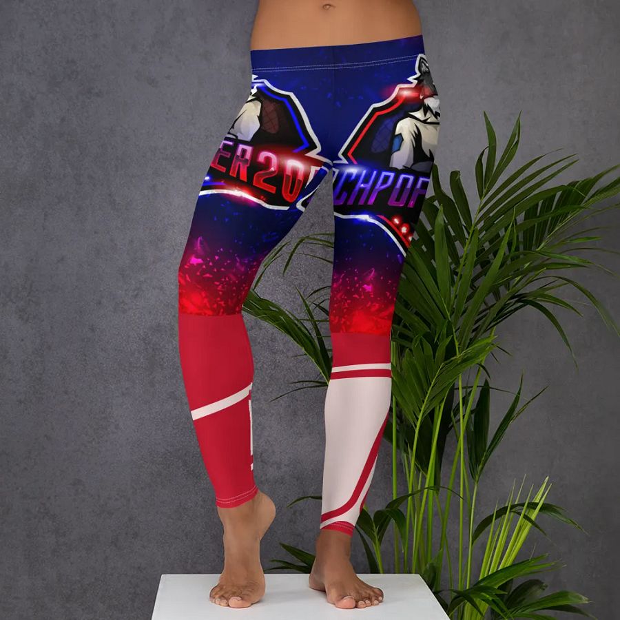 CHIPOFFICER20 Cosmic Wolf All-Over Leggings product image (5)