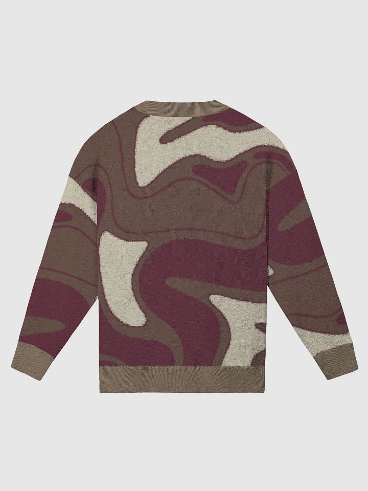 Jacquard Knit Crewneck Sweater - Toffee product image (2)