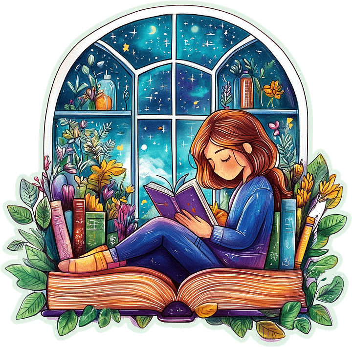 Enchanted Reading Nook Sticker product image (1)