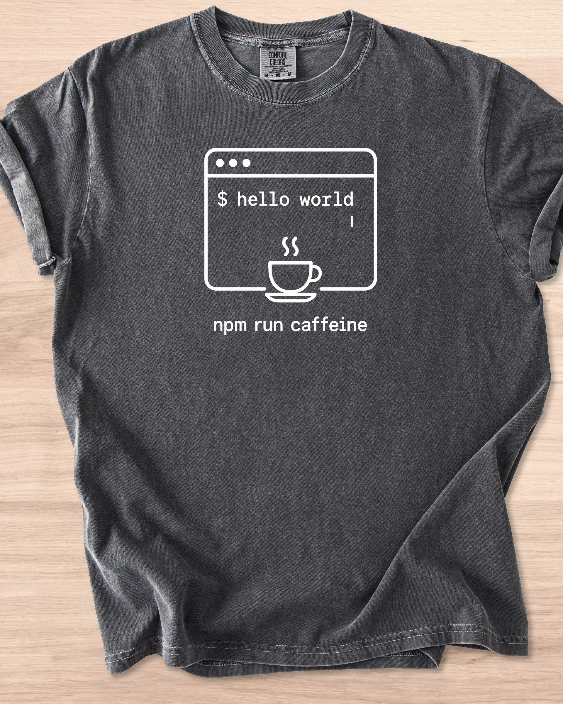 npm run caffeine Tee product image (69)