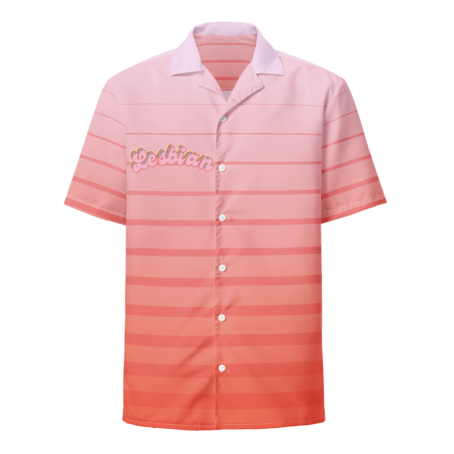 LGBTQIAP2S+ 2025, Curved Lesbian, Button Up product image (1)