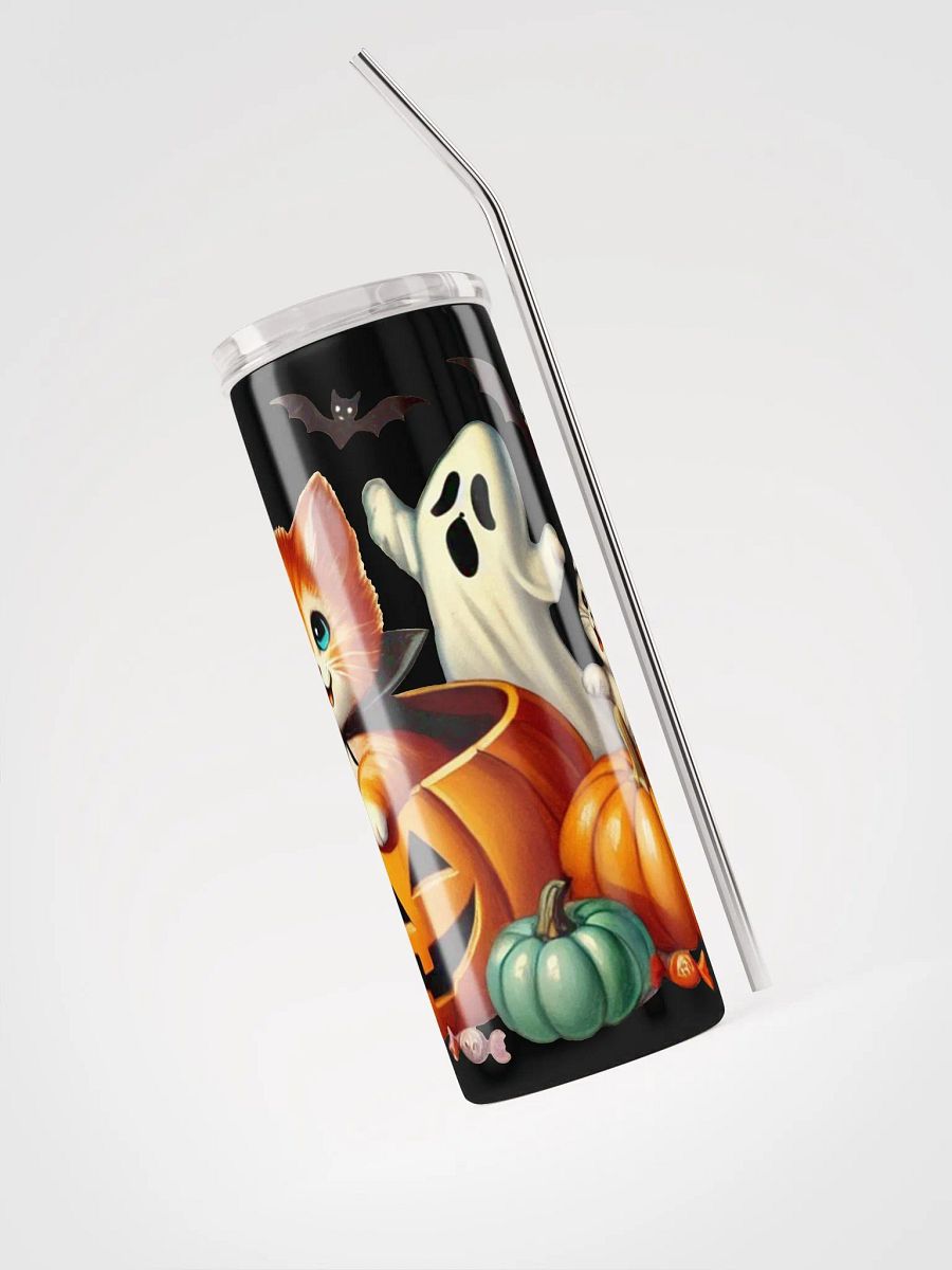 Kittens and Ghost Halloween Tumbler product image (3)
