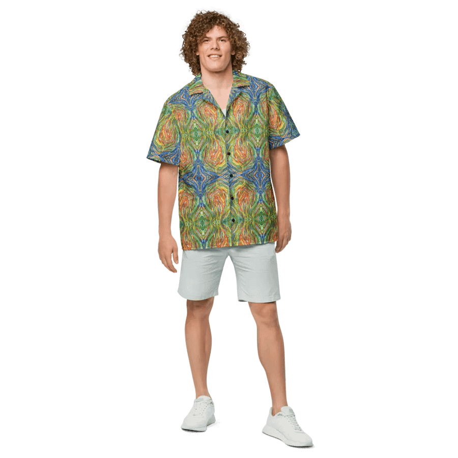 FIRE & WATER - PRINT BUTTON-UP SHIRT product image (4)