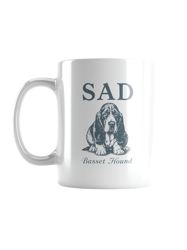 Sad Basset Hound Ceramic Mug product image (1)