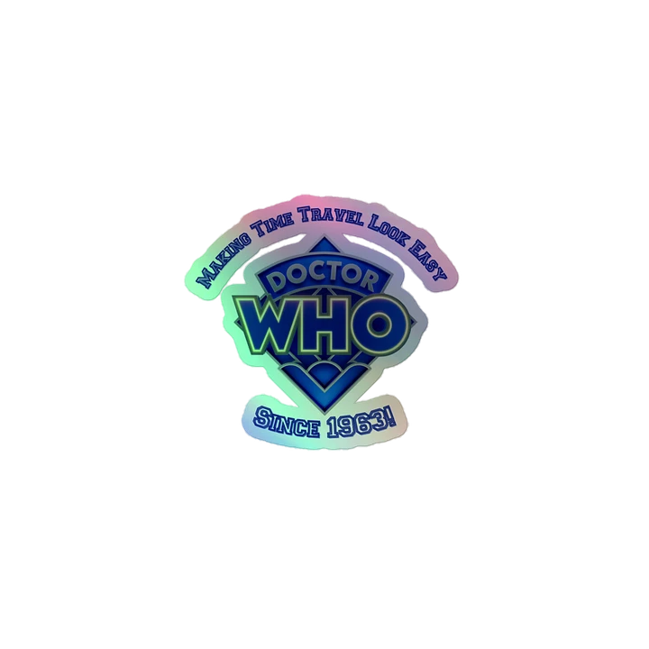 Doctor Who Time Travel Holographic Sticker Sheet product image (1)