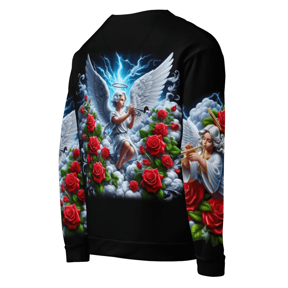Angels making Music with a Trumpet - All-Over Unisex Sweatshirt #35 product image (5)