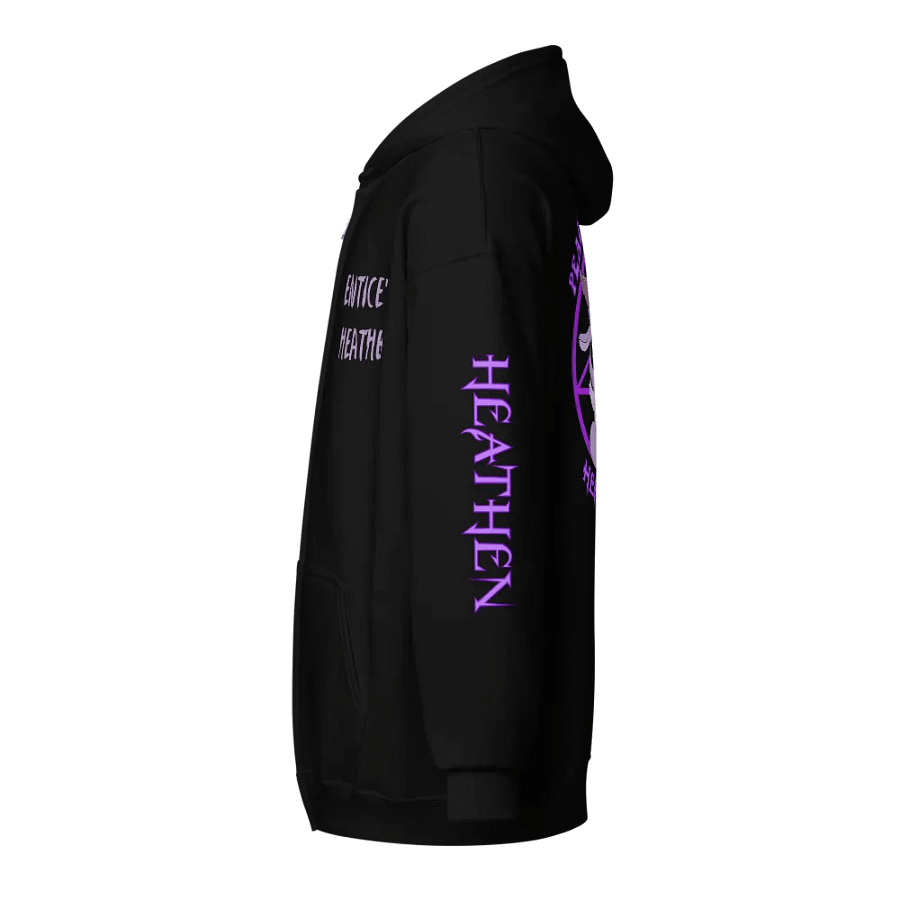 Entice's Heathen Zip Hoodie - Purple product image (16)