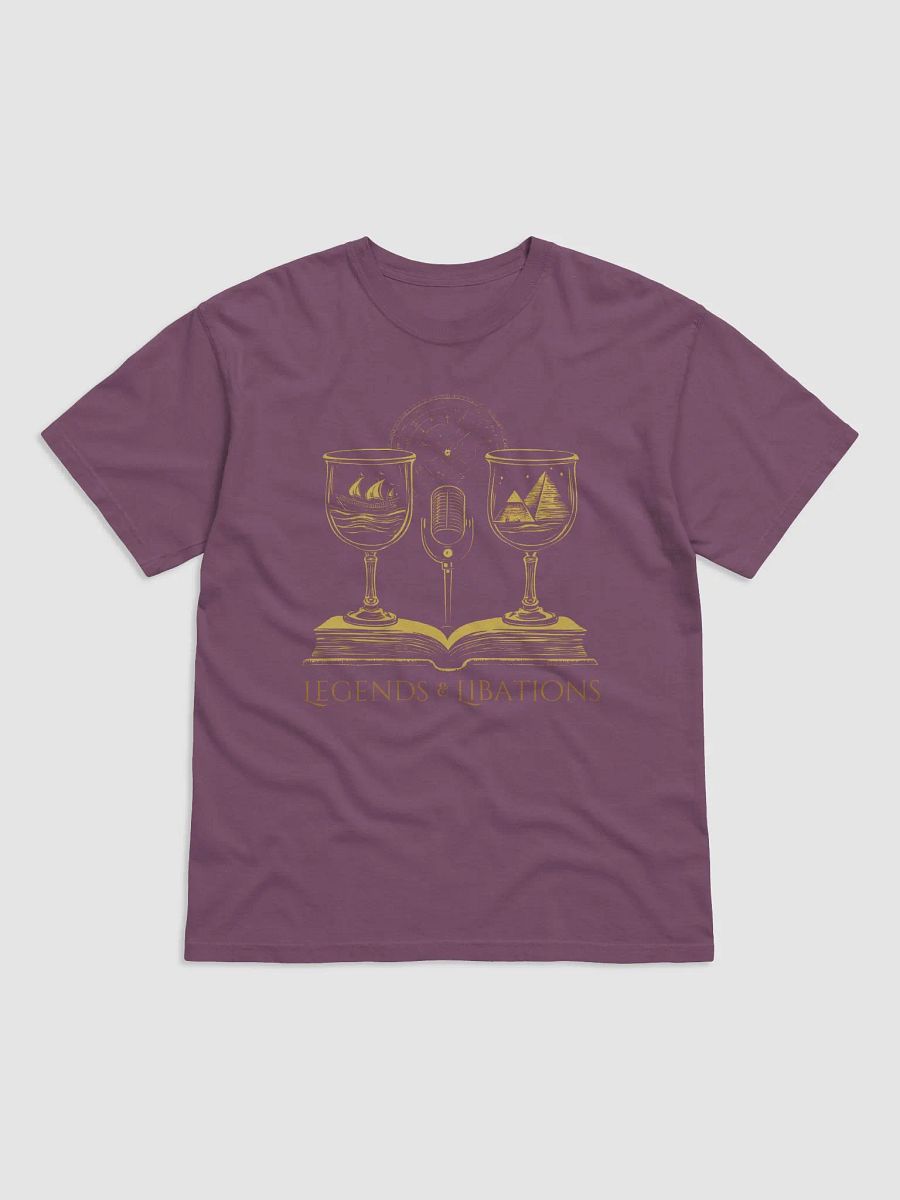 Legends & Libations Gold Logo Comfort Colors T-Shirt product image (1)