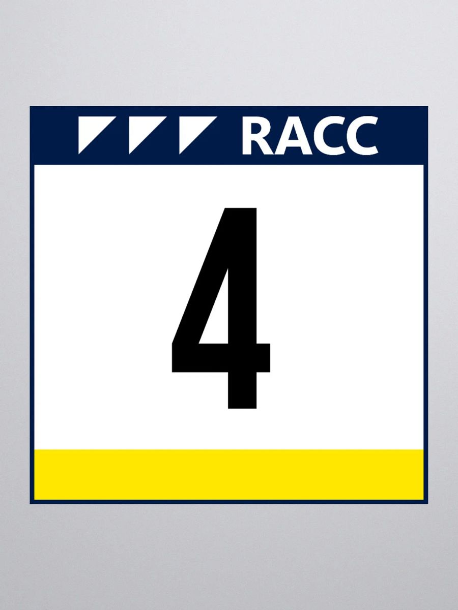 3x3 Sticker / Carlos Sainz : 1992 Rallye de España - Catalunya - Costa Brava Number 4 product image (2)