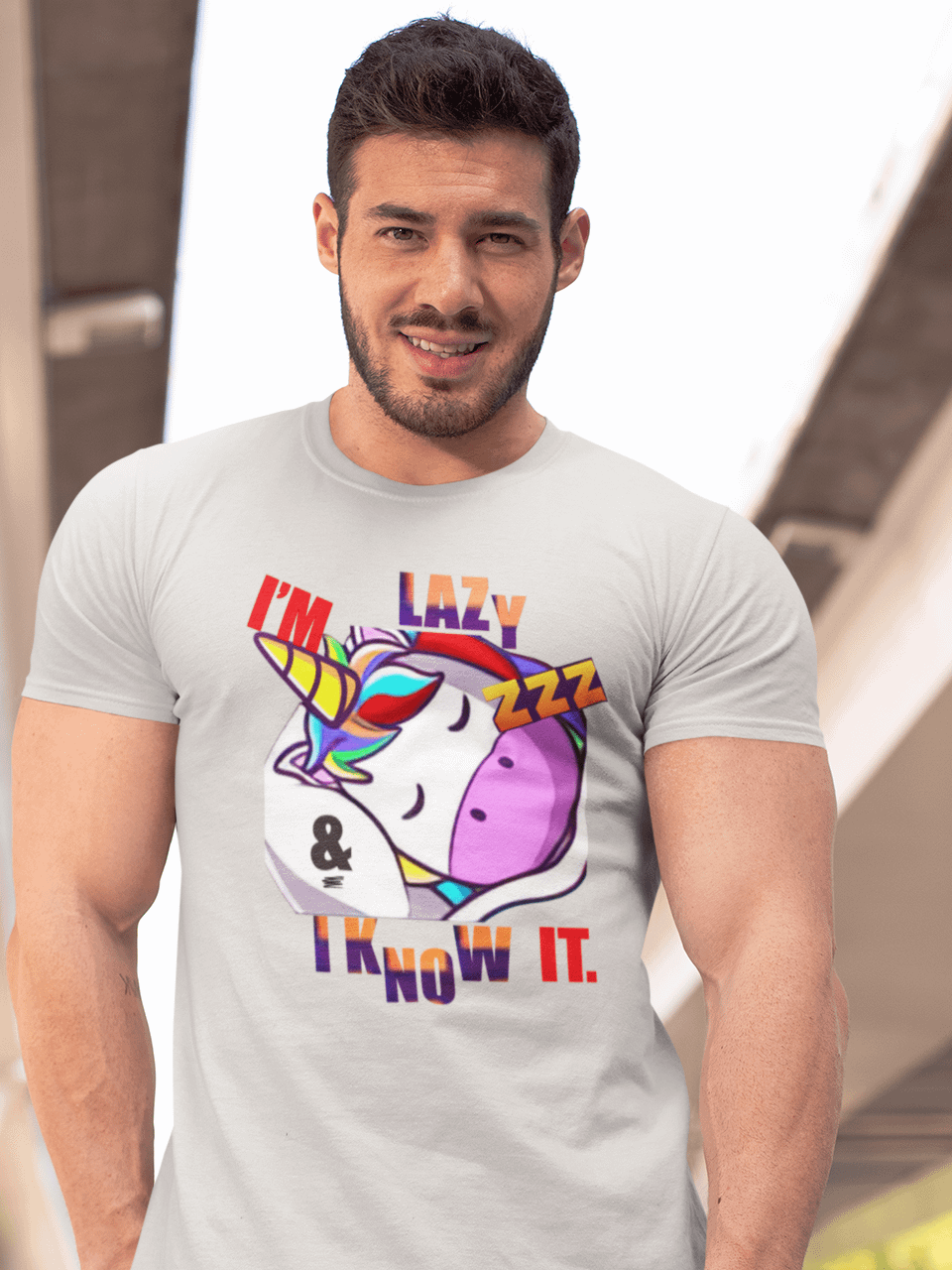 I'm Lazy And I Know It Tee - Over-sized Fit product image (1)