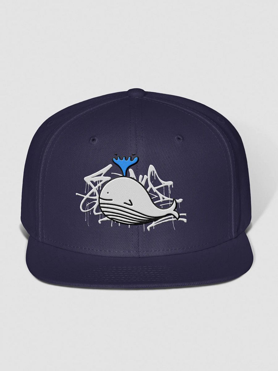 Whimsical Whale Snapback Cap product image (7)