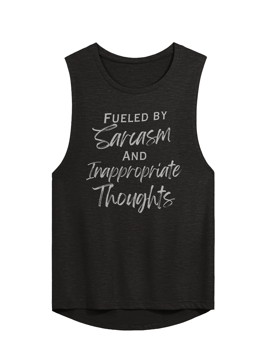 Fueled by Sarcasm and Inappropriate Thoughts Flowy Muscle Tank product image (1)
