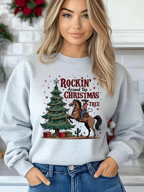 Rockin' Around the Tree Comfort Color SweatShirt product image (1)