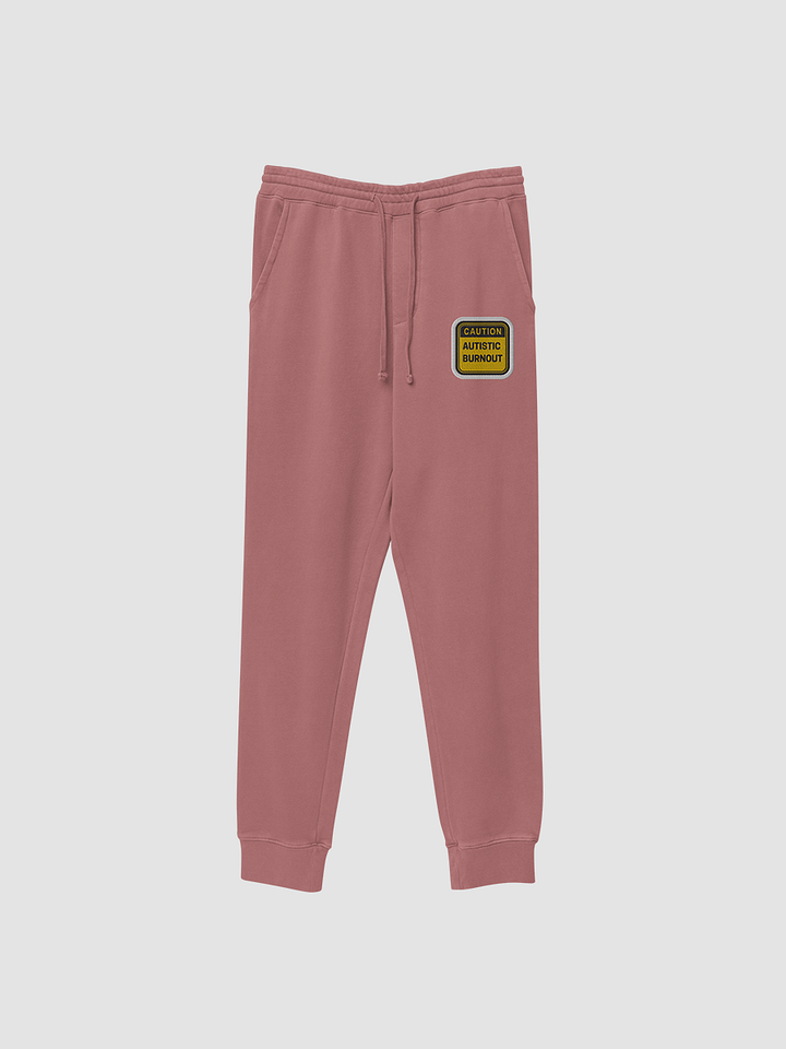 CAUTION: ASD BURNOUT pigment-dyed sweatpants (bubble design) product image (2)